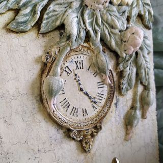 Perchero con Reloj Shabby Chic