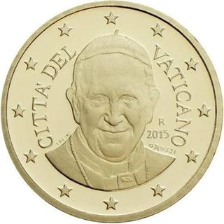 Moneda 50 céntimos de euro Citta del Vaticano 2015