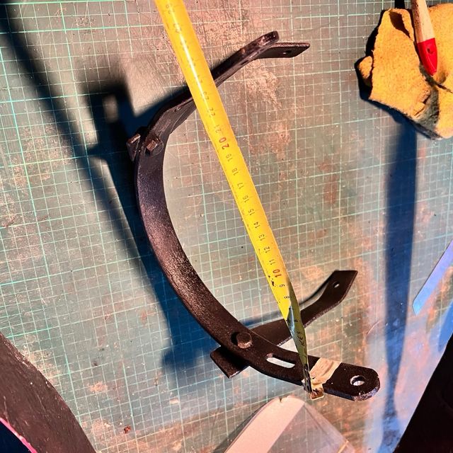 Cúpula y carenado moto clásica roja