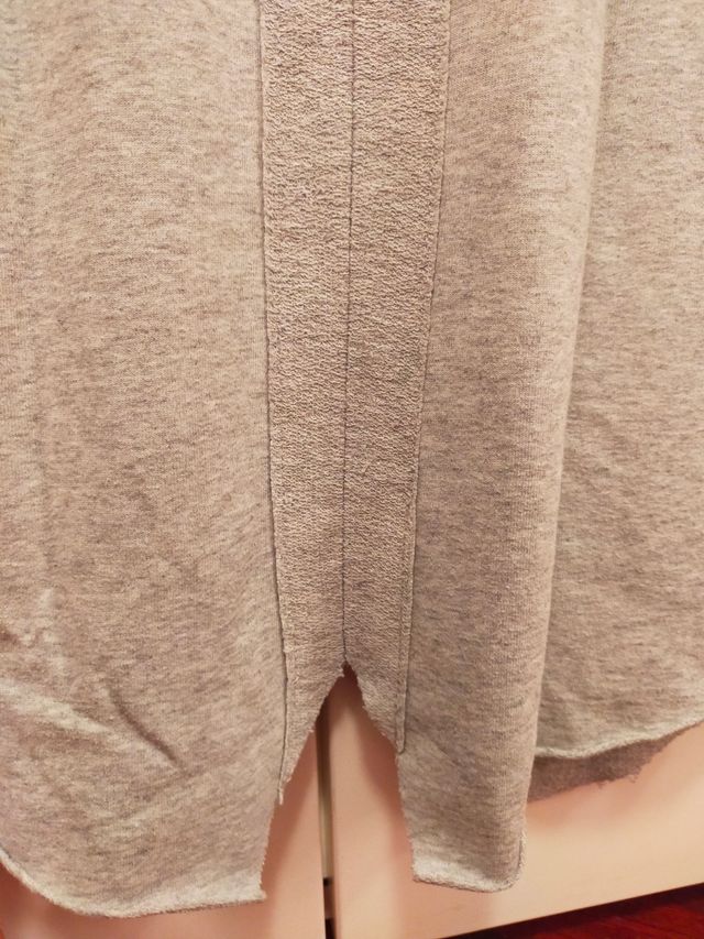 Felpa unisex X-CAPE nera grigia con zip diagonale