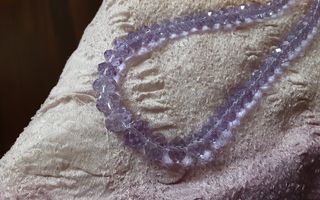 Collana cristalli viola
