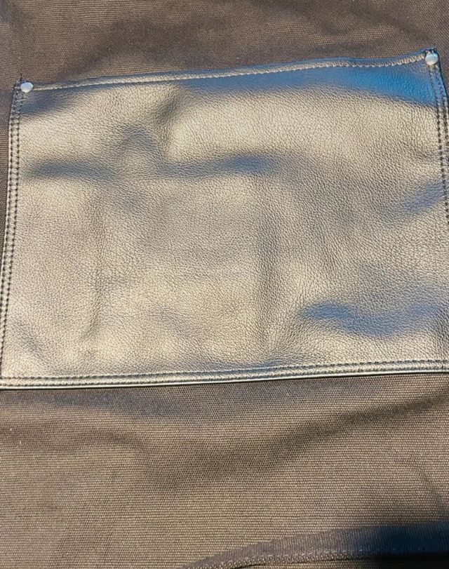 Delantal Thermomix - Negro - Cuero