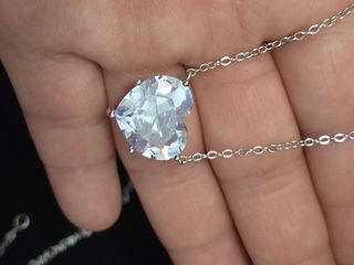 Collar corazón plata