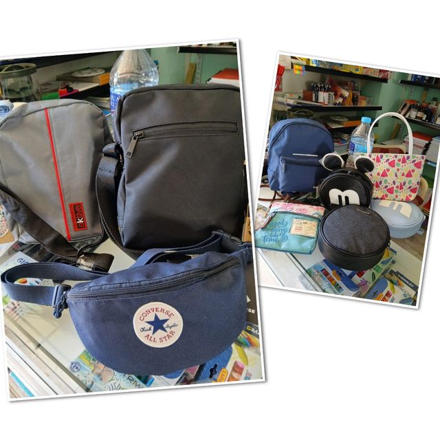 Bolsos y Portadocumentos - Azul y Morado