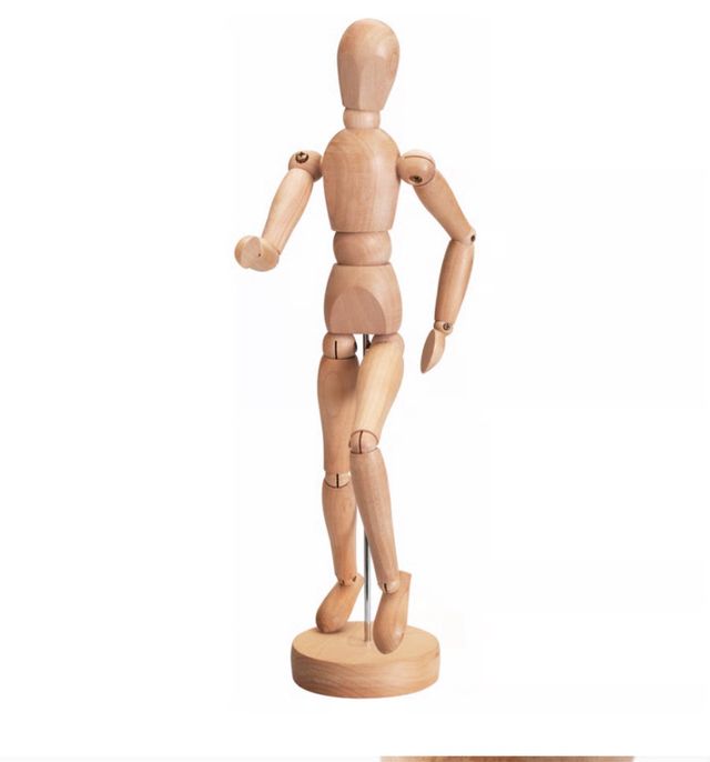 Maniquí madera articulado