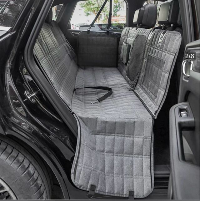 Protector asiento coche perro - Gris