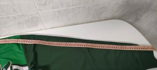 Cazadora chándal Genuine Products verde-blanca