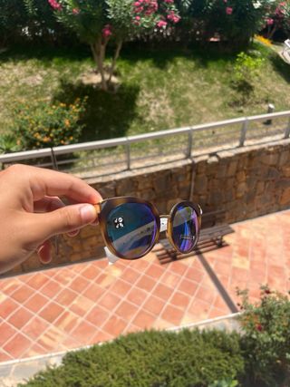 Gafas de sol Oakley de mujer - Azul y marrón