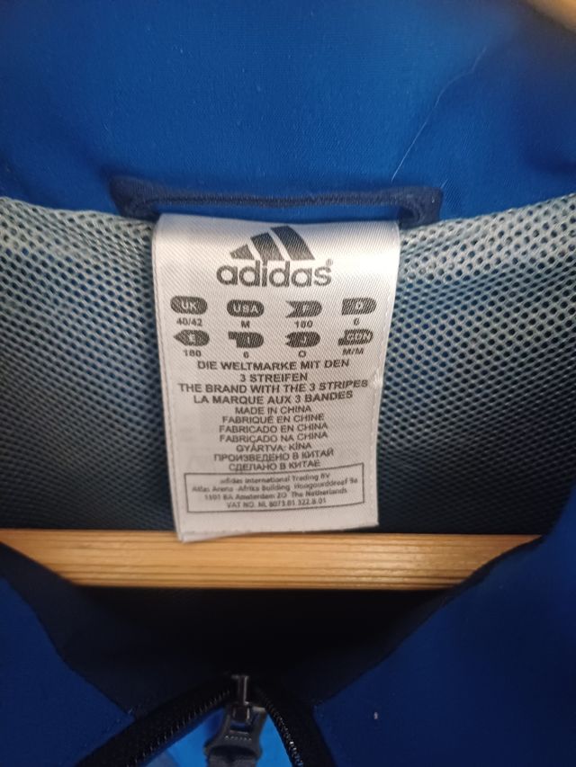 Chaqueta Adidas Climalite azul