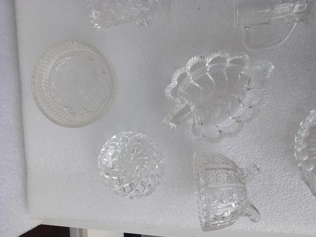 13 Adornos Cristal Vintage