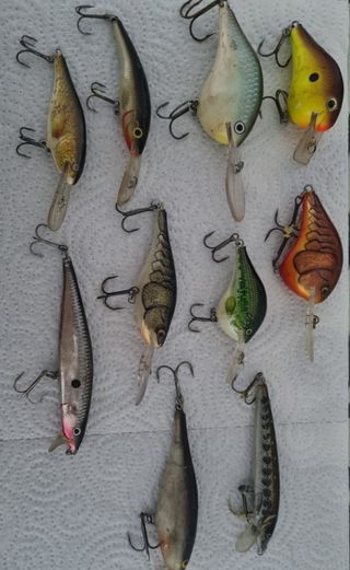 10 señuelos RAPALA