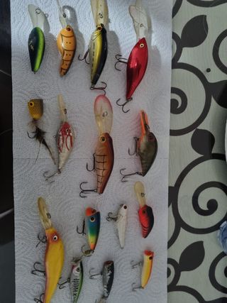 15 Señuelos de Pesca Variados