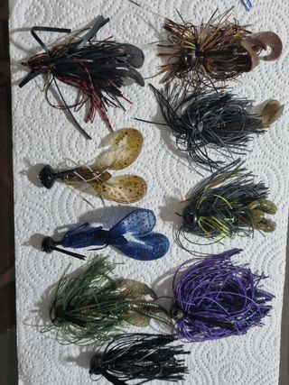 10 Señuelos Pesca Variados