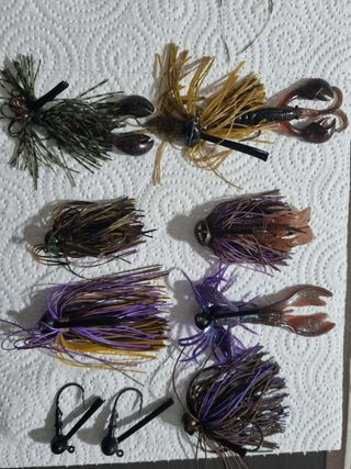 8 Jigs de pesca con langosta