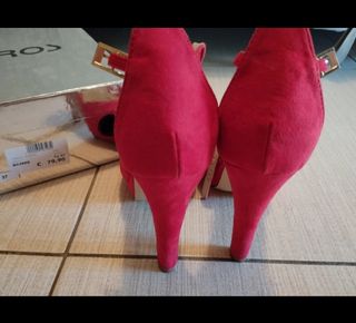 Sandali rossi tacco alto 37