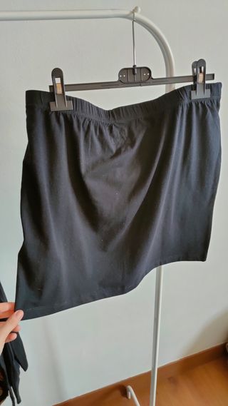 Falda tubo negra