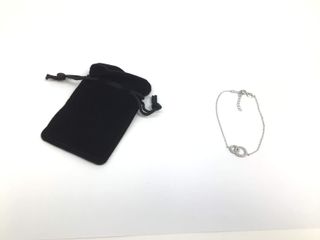 pulsera plata 925mm con piedra con circonita
