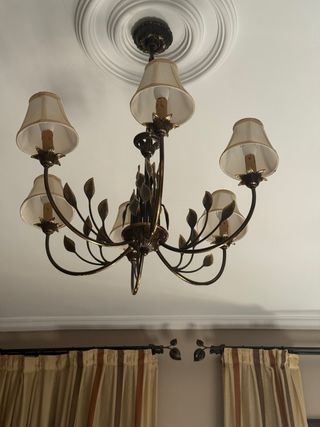Lampara salon 5 luces - Moderna