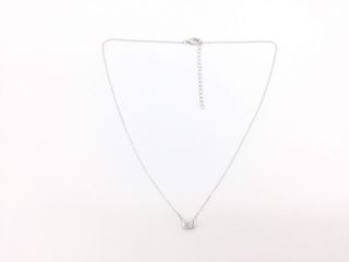 collar plata 925mm con piedra con circonita 19 5cm