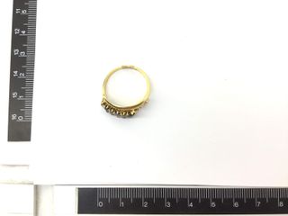 anillo oro 18k con piedra