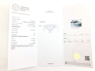 sello oro 18k con diamante de laboratorio