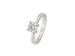 sortija oro 18k con piedra con diamante de laboratorio