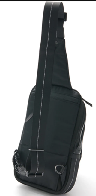 Riñonera bandolera negra japonesa