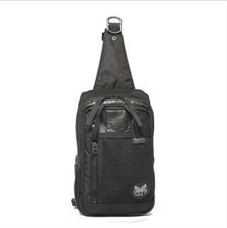 Riñonera bandolera negra japonesa