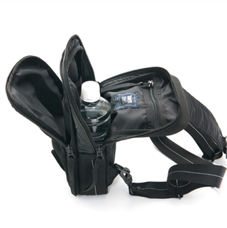 Riñonera bandolera negra japonesa