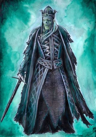 Rey de Los Muertos Señor de Los Anillos Pintada