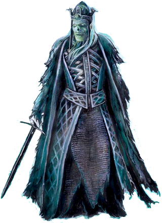 Rey de Los Muertos Señor de Los Anillos Pintada