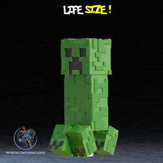 Minecraft Creeper Figura 20cm Pintada