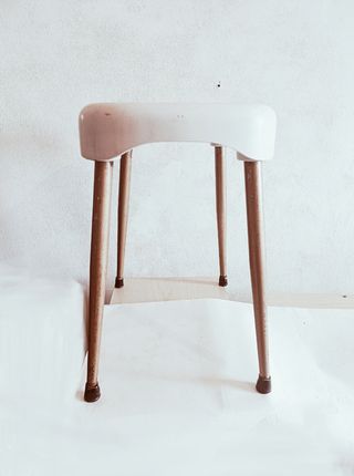 Sgabello anni 60 Press Plastic Milano in bachelite