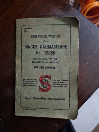 Máquina Coser Singer Antigua