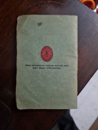 Máquina Coser Singer Antigua