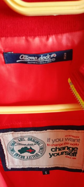 Cazadora Bomber Altona Dock Roja