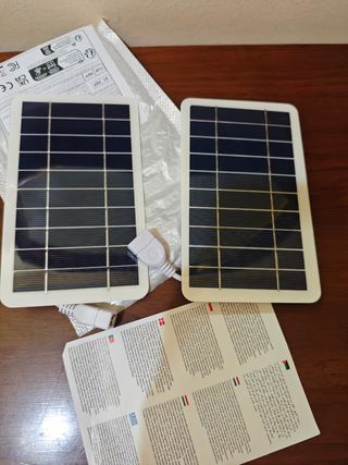 2 Pannelli Solari USB