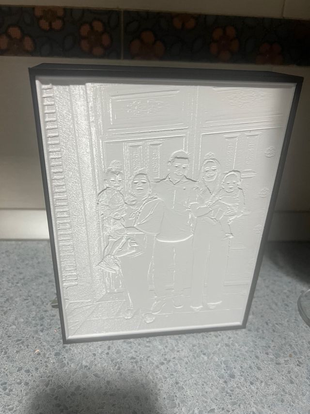 Lamparas litofanias personalizada