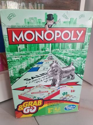 Monopoly Grab & Go: juego de viaje