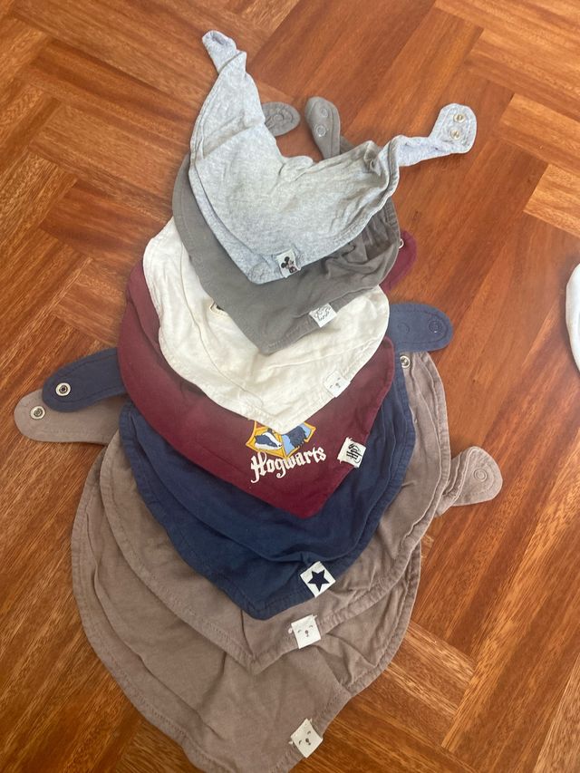 7 Baberos Bandanas Bebé