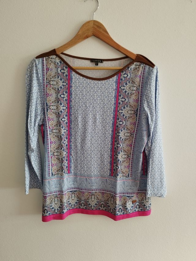 Blusa Lloyd's M - Stampata