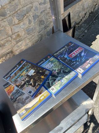 PS2 (PlayStation 2) + 4 juegos