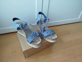 Sandalias Kylie CrazyShoes azul marino talla 38