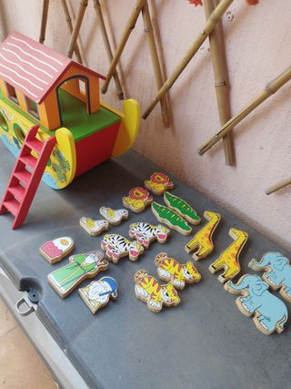 Arca Noé madera infantil