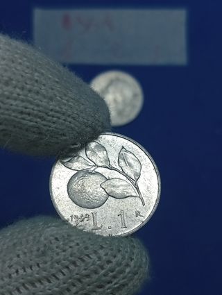 3 Monete 1 Lira Repubblica Italiana