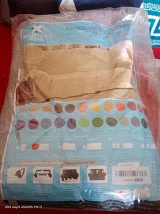 Funda sofá 2 plazas gris - Emilia