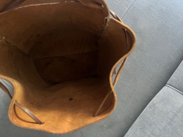 Mochila piel marrón