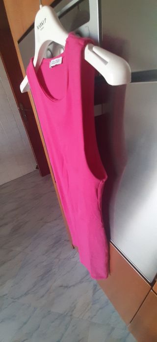 Vestito tubino Zara rosa fucsia