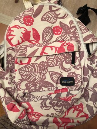 Mochila flores 