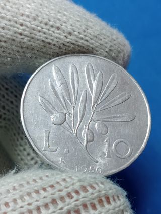 Monete Italia 5 & 10 Lire 1950